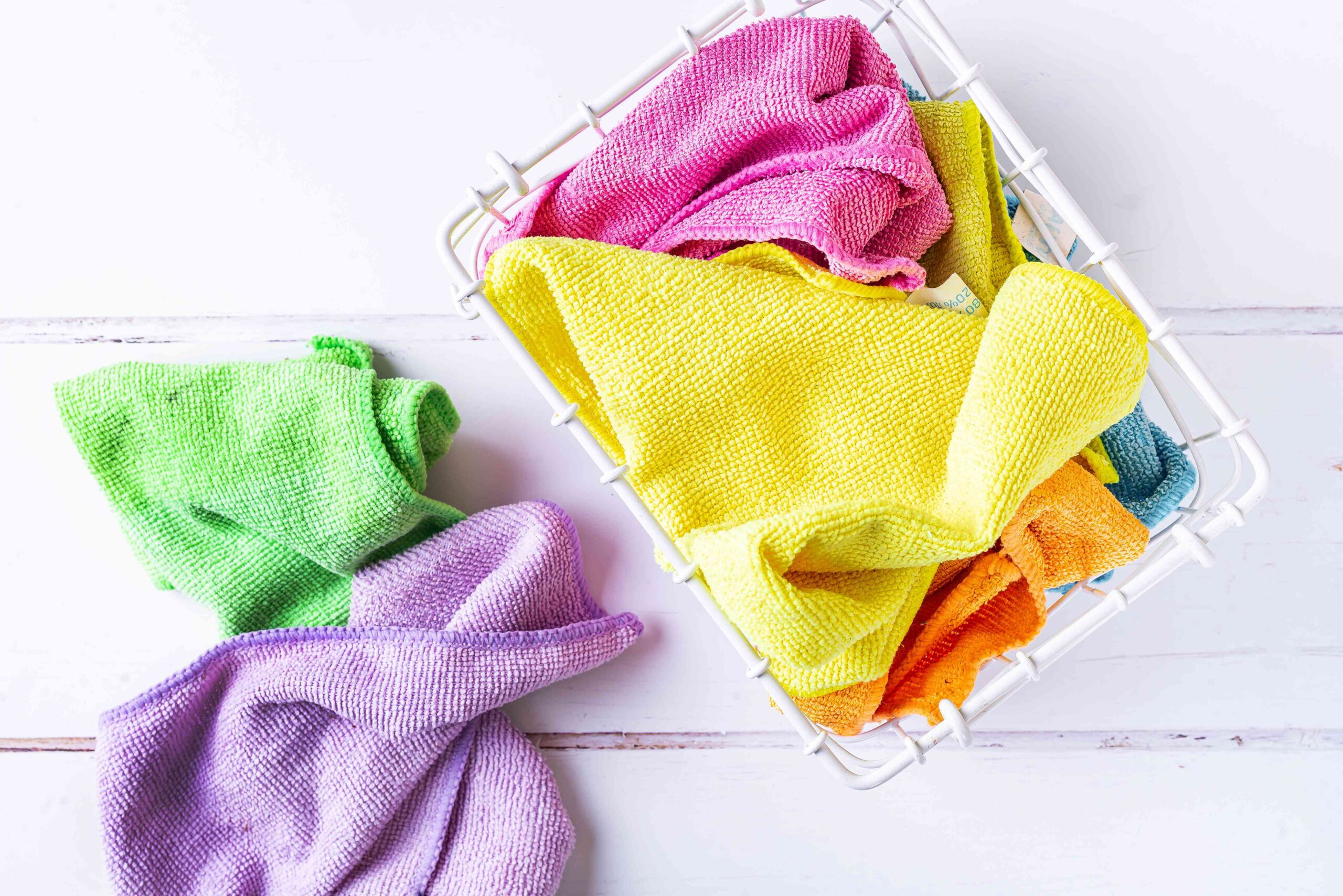 Use Microfiber Cloths for Cleaning.